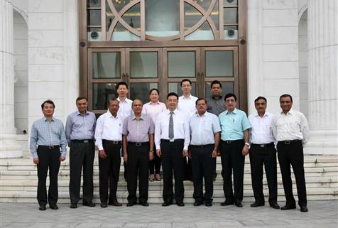 Association of Man-made Fiber Industry of India Visited Yibin Grace in 2013